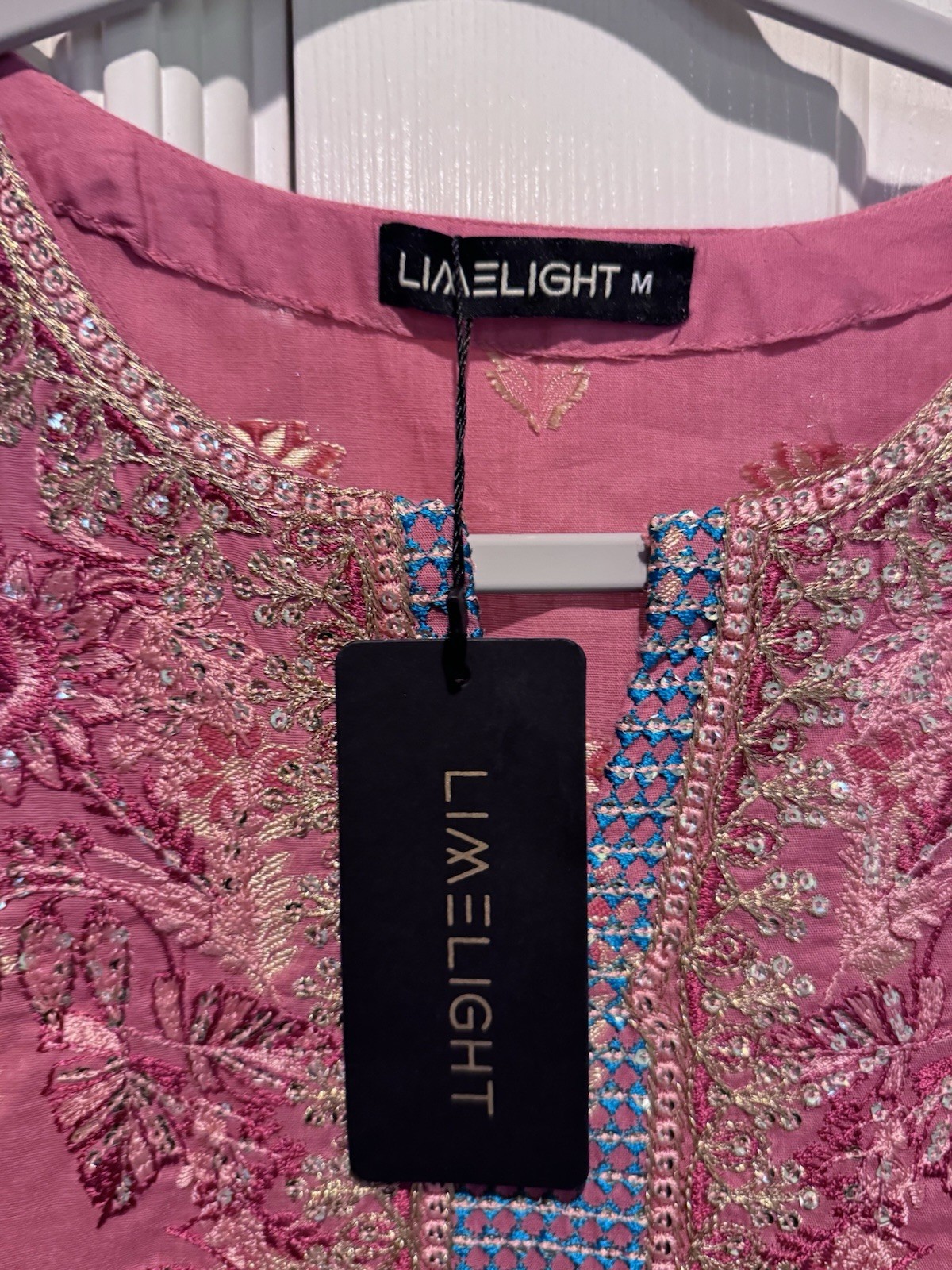 Shalwar Kameez 3 piece set Pakistani/Indian designer LIMELIGHT SIZE MEDIUM