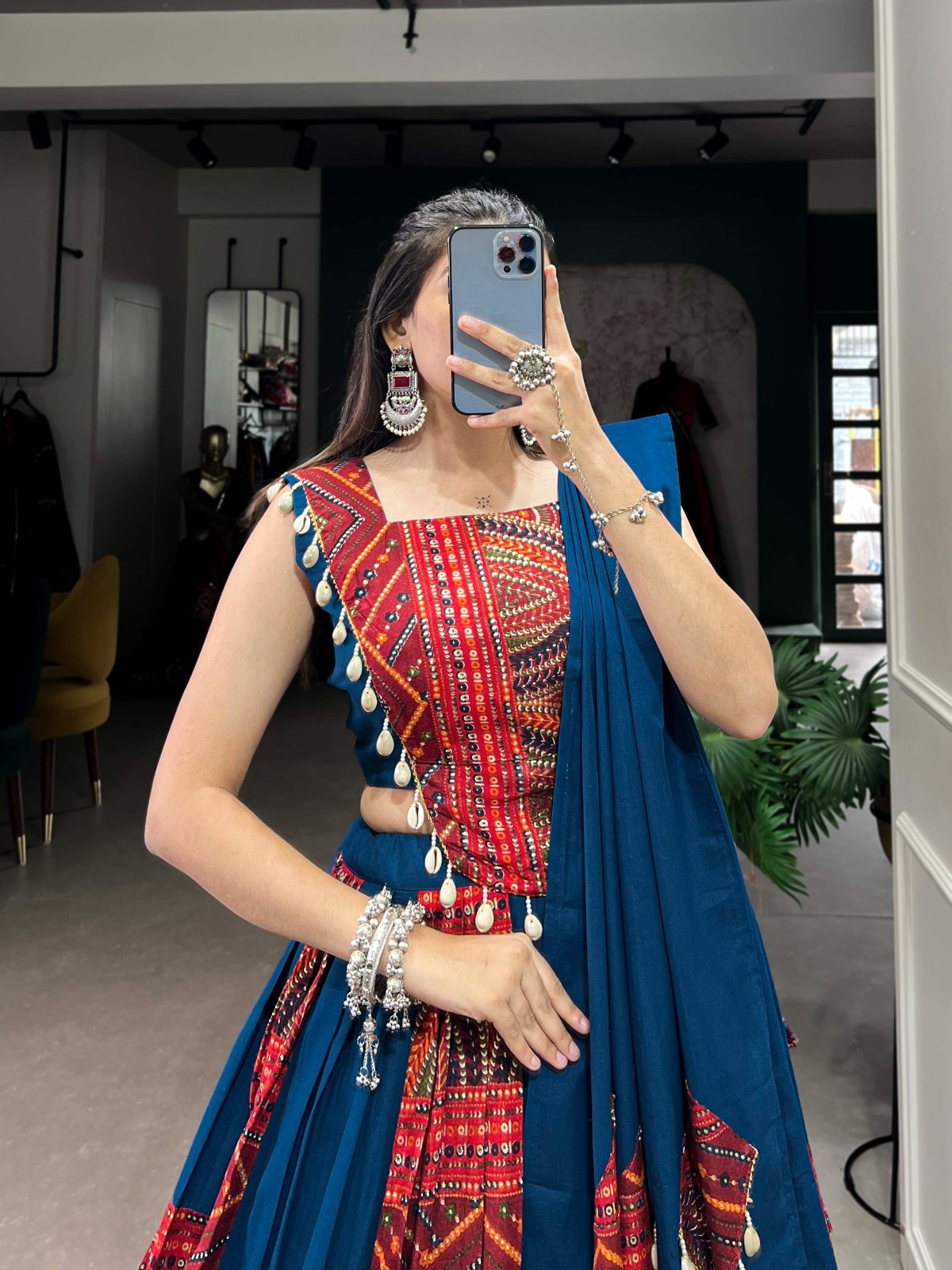 Women’s Pure Rayon Lehenga Choli Printed Foil Work Party Wear