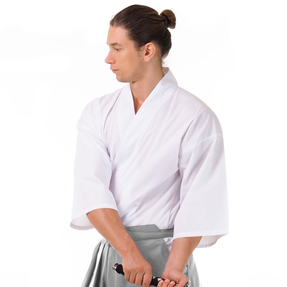 Japanese Samurai Kimono Set Kendo Gi Hakama Pants Haori Jacket Cosplay Costume