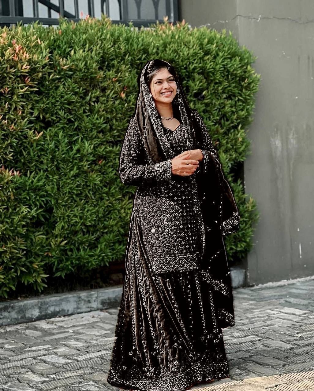 Collection Latest Heavy Georgette Black Kurta Palazzo With Dupatta For Women’s