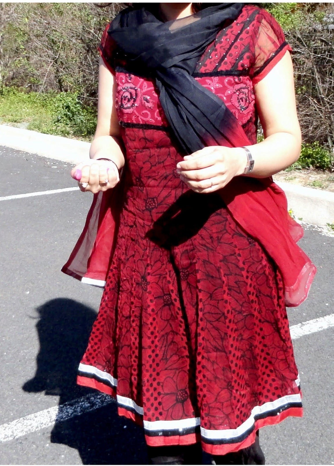 Elegant Traditional Women’s 3 piece Churidar Set- S (36)