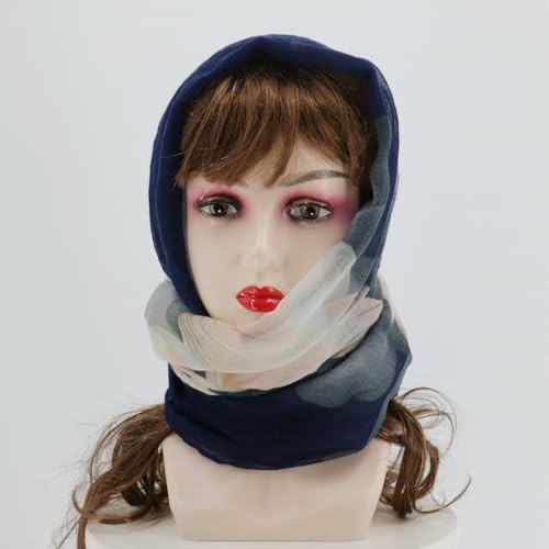 Lightweight Cotton Scarf for Women Fashion Head Cover Hijab Voile Style 07