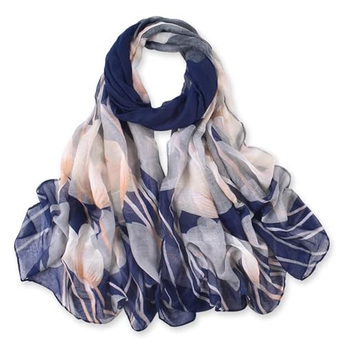 Lightweight Cotton Scarf for Women Fashion Head Cover Hijab Voile Style 07