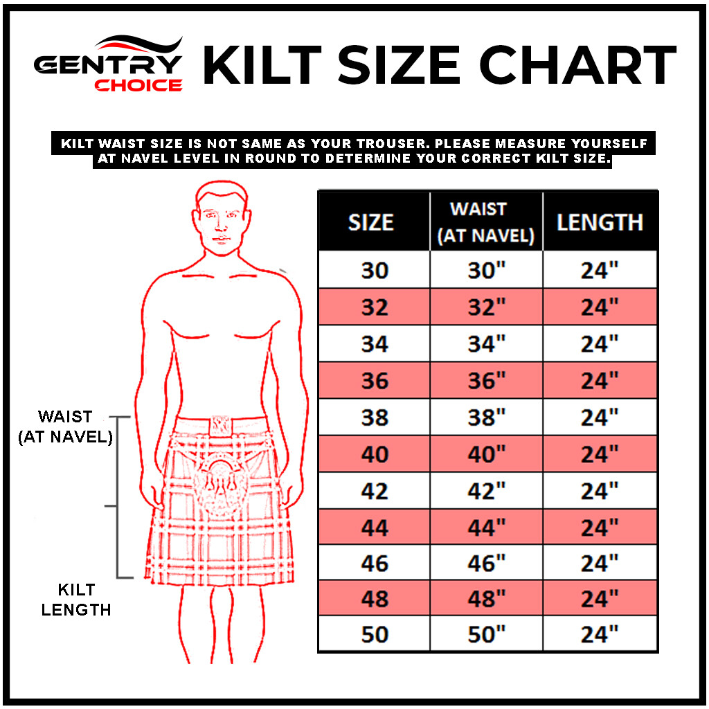 Scottish Mens Tartan Kilt MacKenzie 8 Yards Highland Traditional Scottish Dress