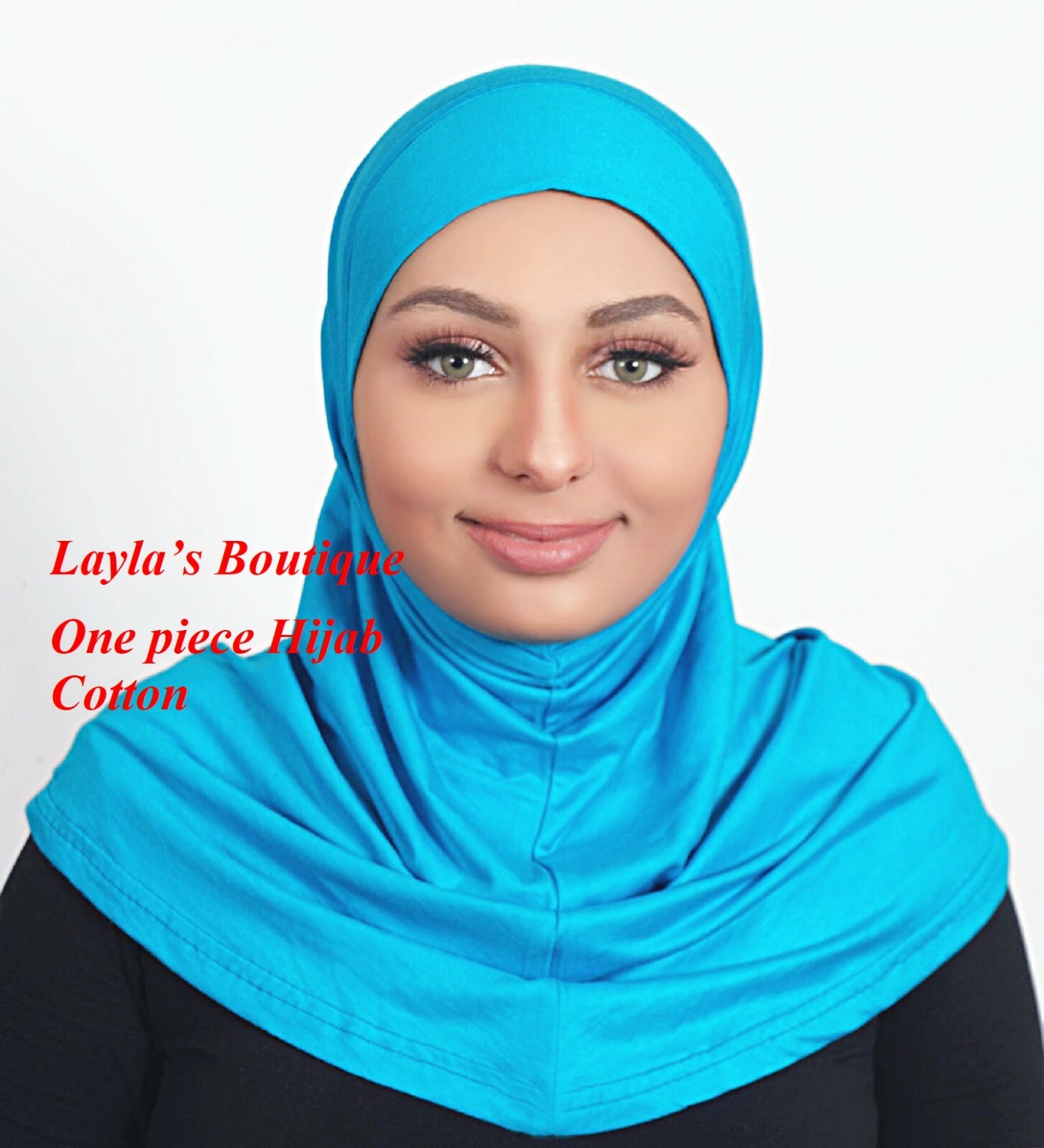 One piece Pure Cotton Standard Al-Amira Hijabs 1 pc hijab scarf