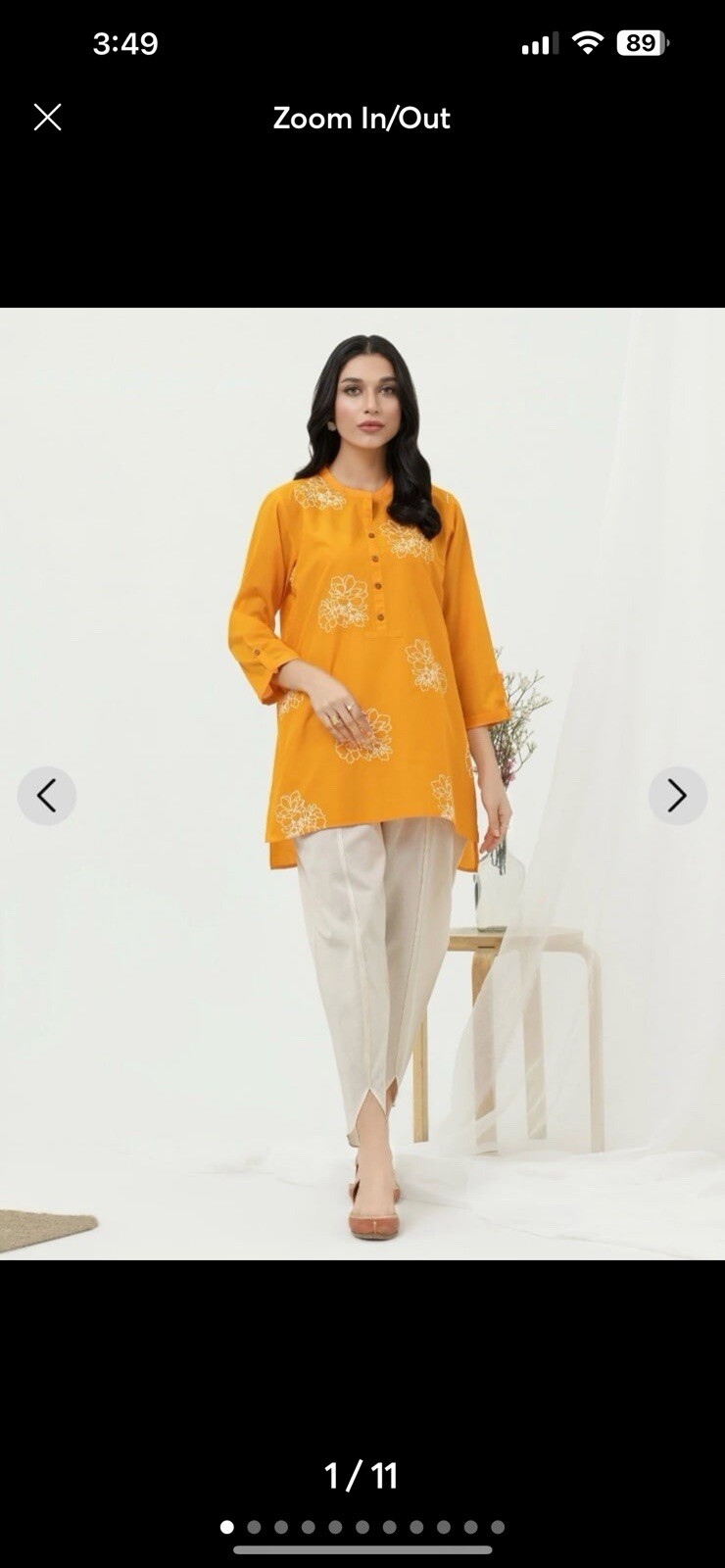 Pakistani Designer Limelight top/tunic