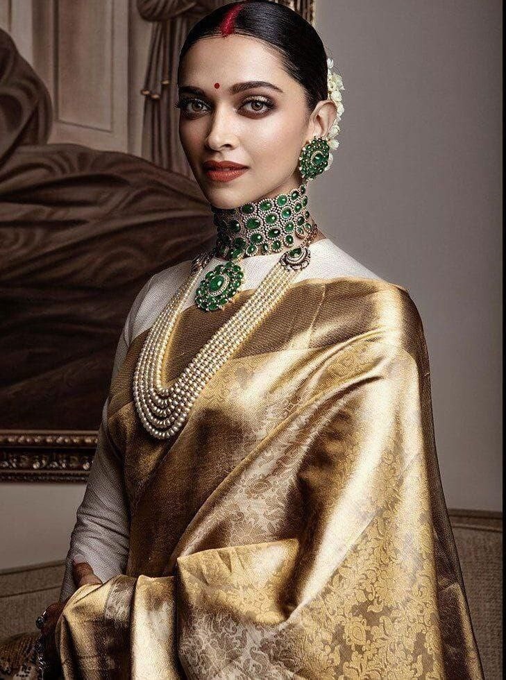 Designer Sari Bollywood Bridal Silk Saree Blouse South Indian Party Wear Saree