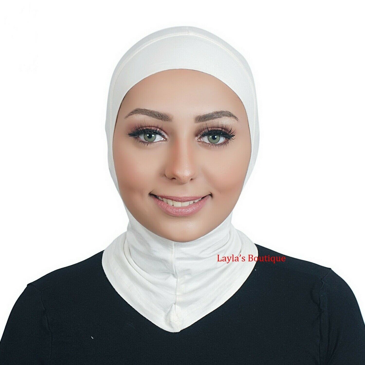 Under Scarf Hat Cap Bone Bonnet Ninja Hijab Islamic Neck Cover Muslim Ni
