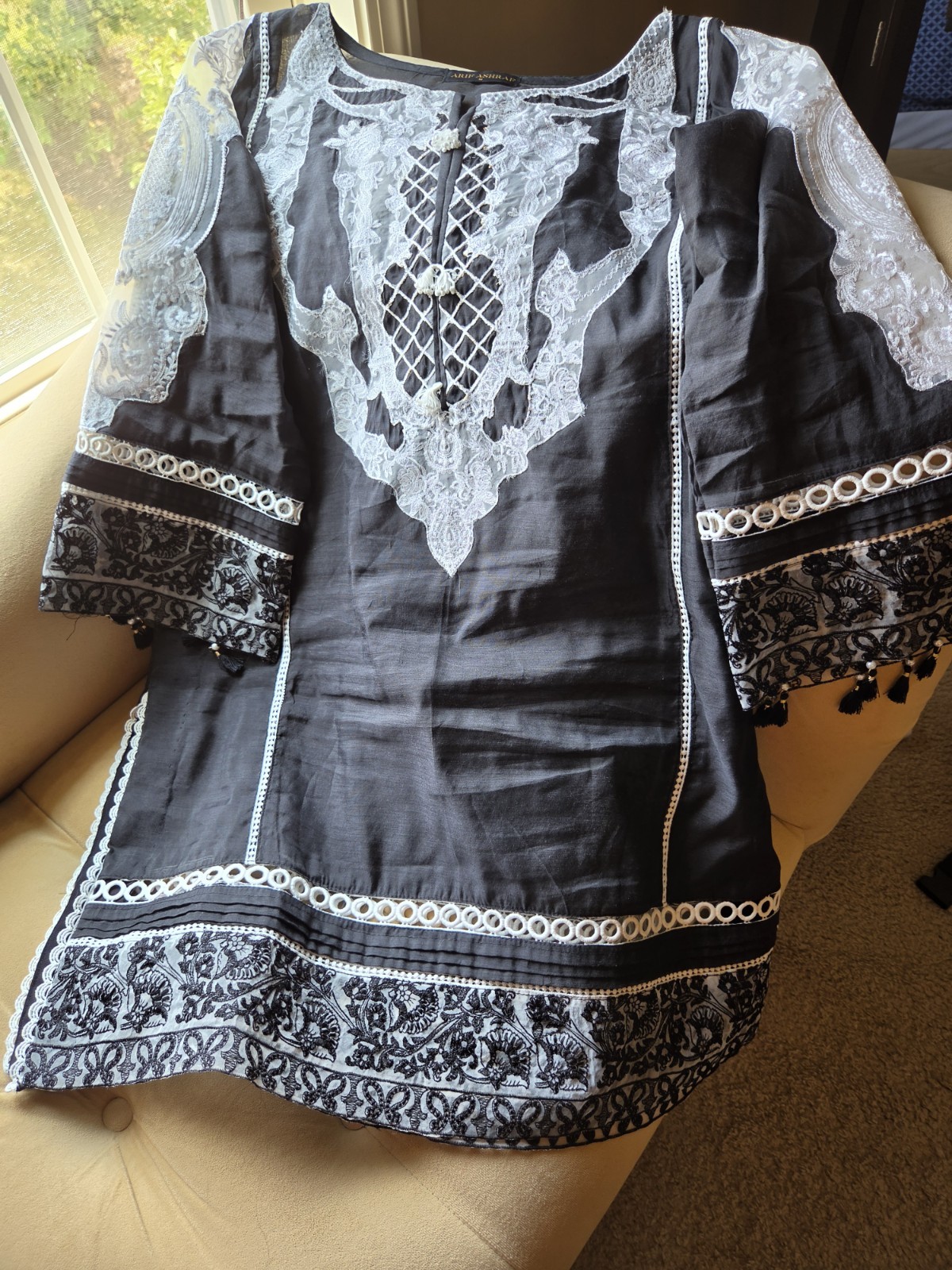 Pakistani Shalwar Kameez Dress 3pc Embroidered Party Wear
