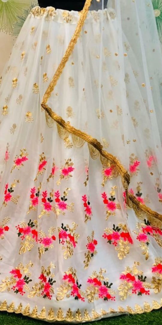 Indian Stylish Floral Digital Printed lehenga wedding Designer New Lengha choli