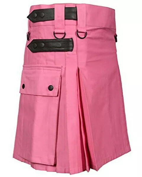 New trendy kilts modern pink kilts for men and women-