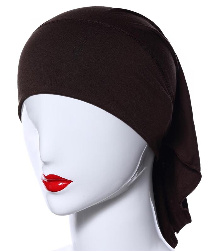 Women Men Muslim Hijab Turban Inner Underscarf Head Scarf Wrap Cap Hat Bandana
