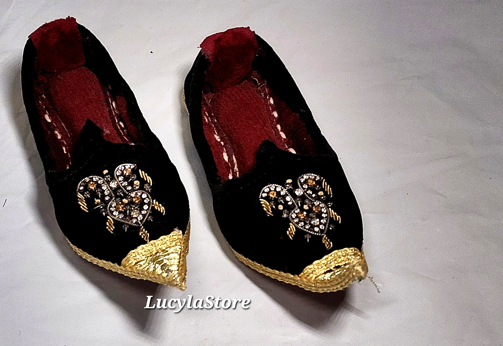 Traditional Mojari Khussa Loafers Toddler Child Kids Sz 5 ? Handmade Slippers