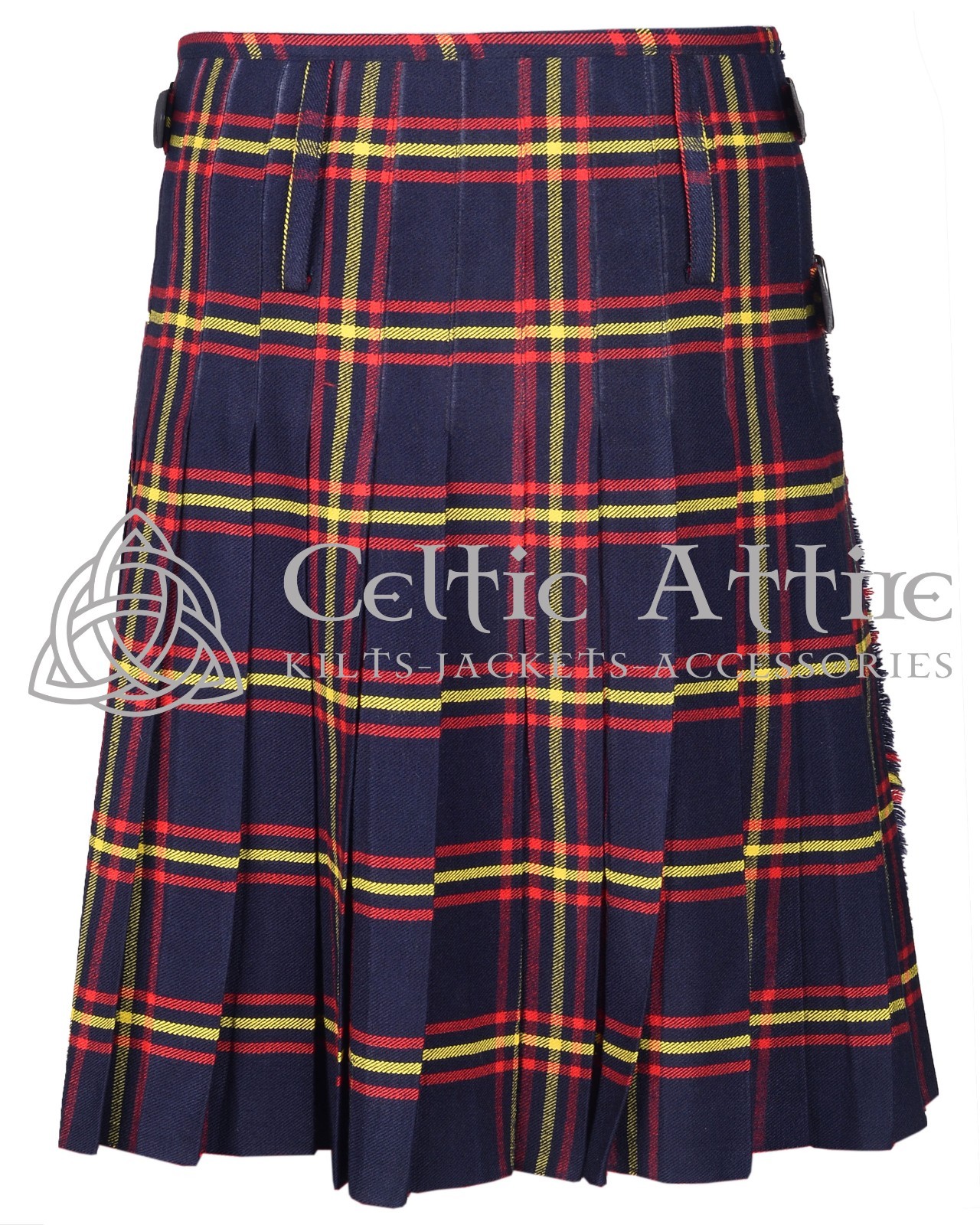 Maclaine Louchbuie Tartan 8 Yard Scottish Kilt – Made to Order By Celtic Attire