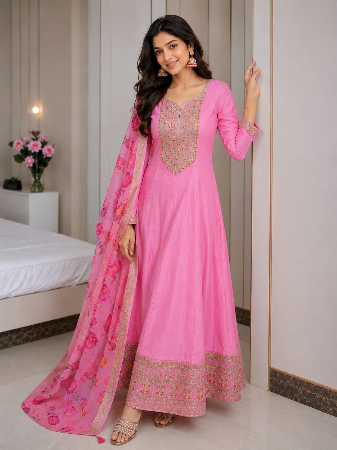 Anarkali Gown Indian Dress Salwar Kameez Ready made Party Wedding Bollywood