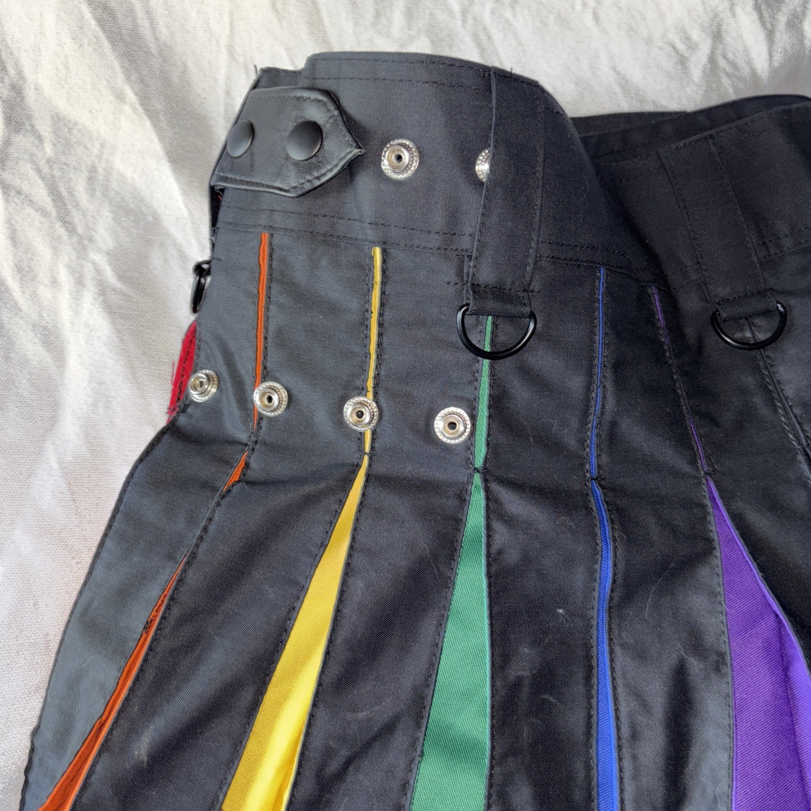 All Kilts Sport Kilts Black Rainbow 30 Excellent Pride LGBTQ+