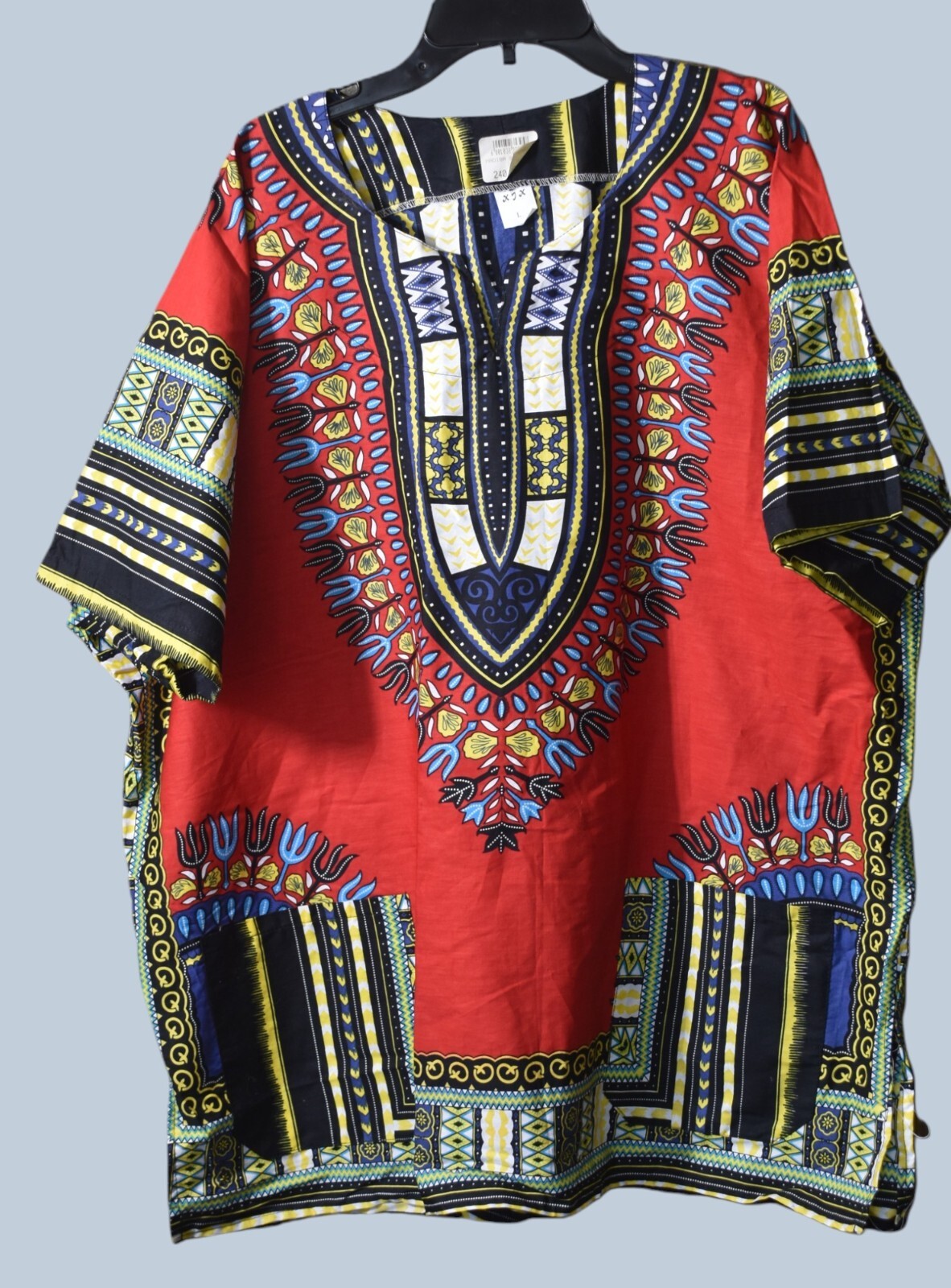Madiba Tunic Jamaican African Inspired Dashiki Shirt Unisex “One Size” NWOT