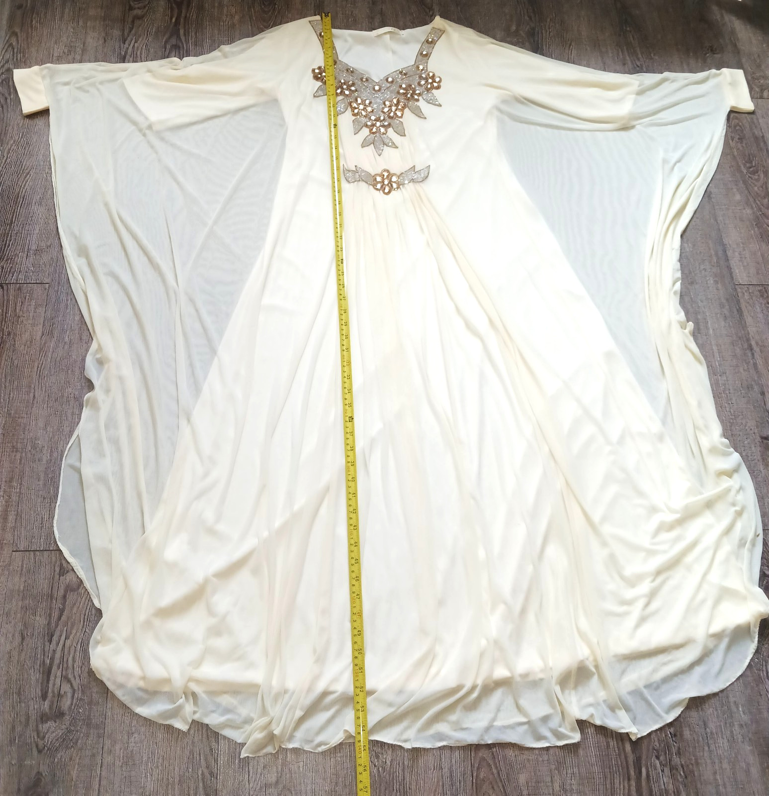 Farasha Abaya Middle Eastern Chiffon Dubai-Style Kaftan Wedding Gown Party Dress