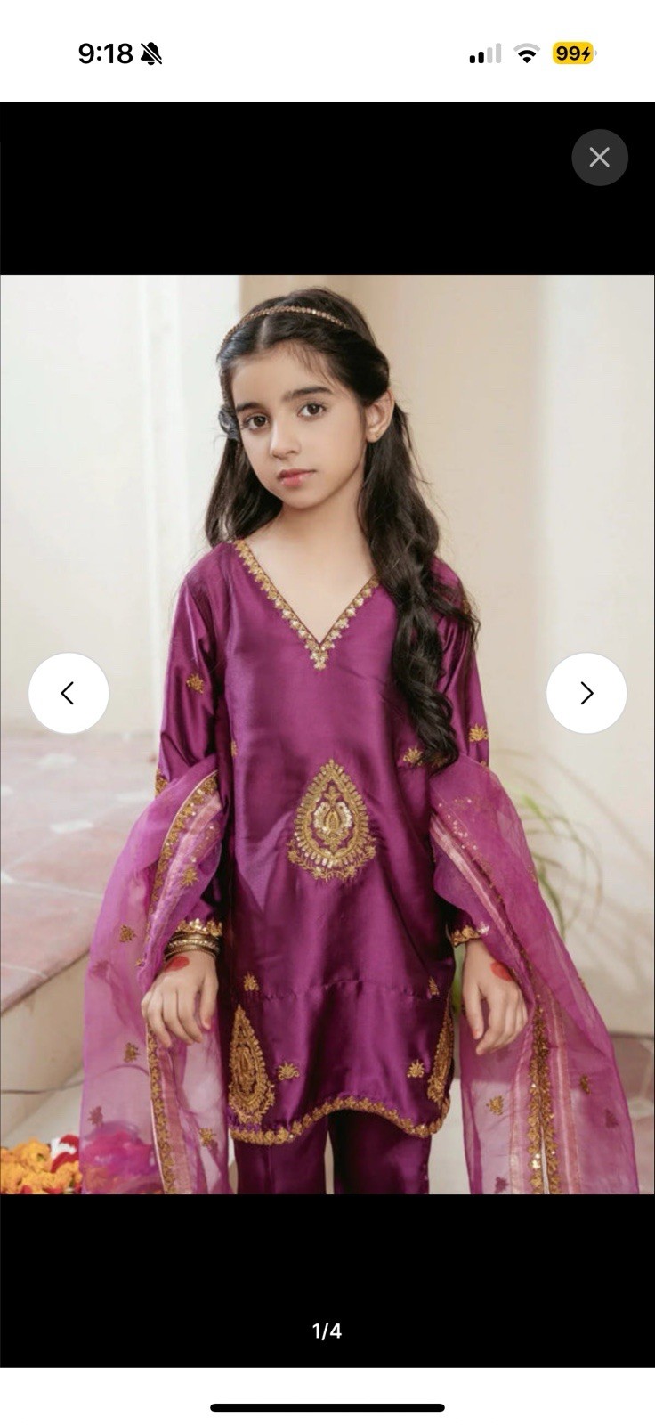 Mommy And Me Mother Daughter Pakistani Shalwar Kameez Size Medium Girls 11-12