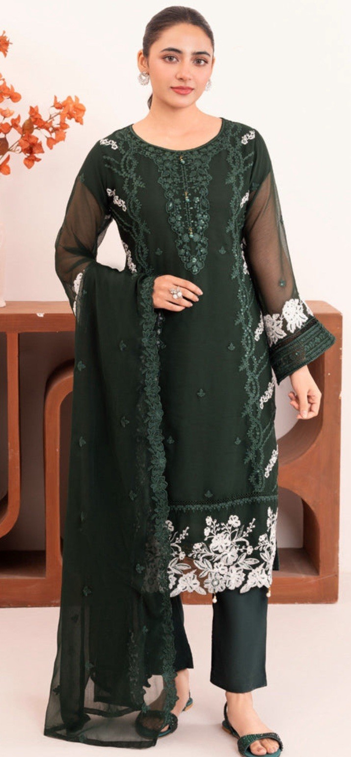 Pakistani Dress Salwar Kameez Ready To Wear Indian Wedding Party bollywood 3 PC