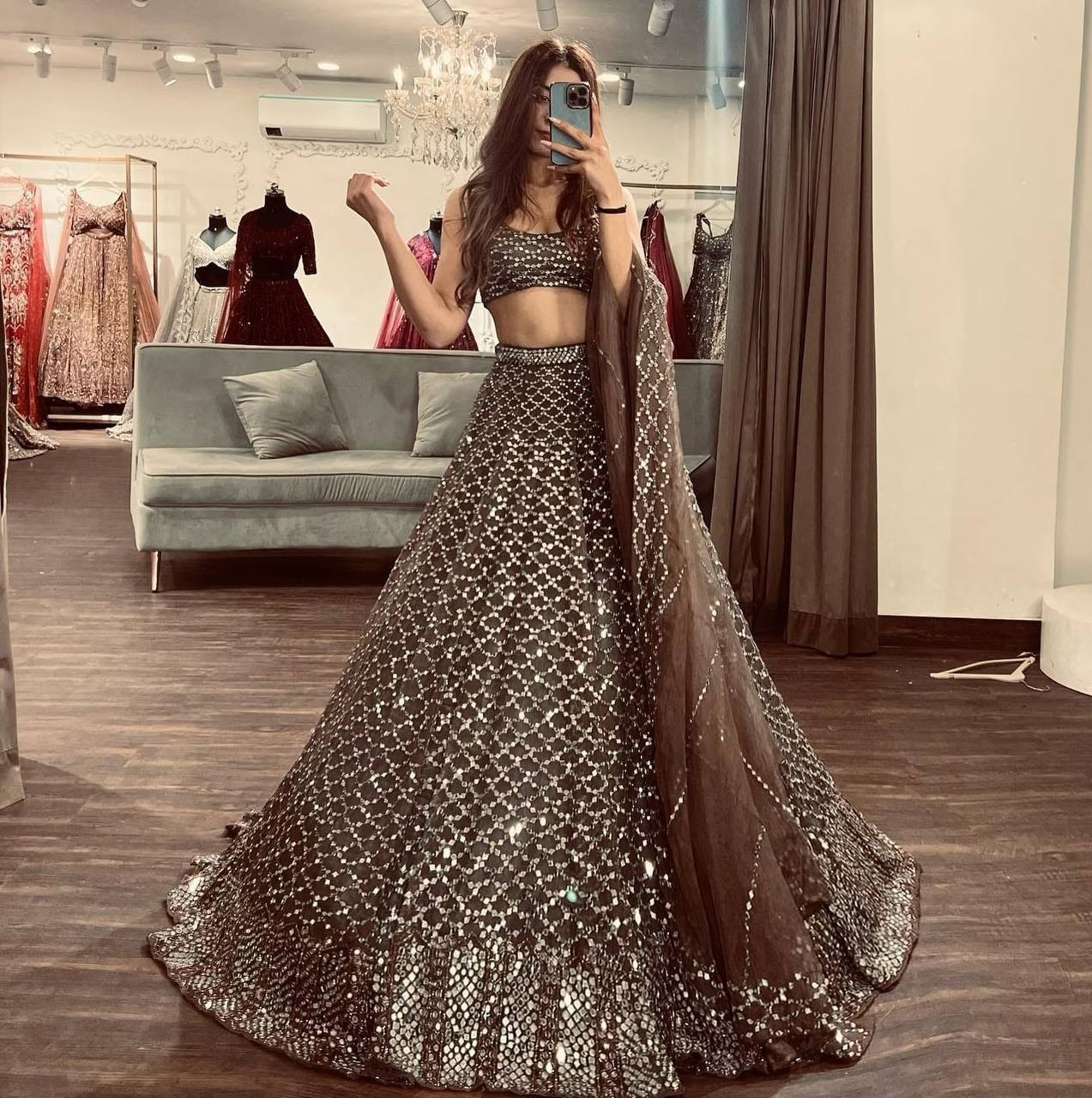 Wedding bridal lehenga choli lehenga Indian/ Pakistani women Bollywood designer