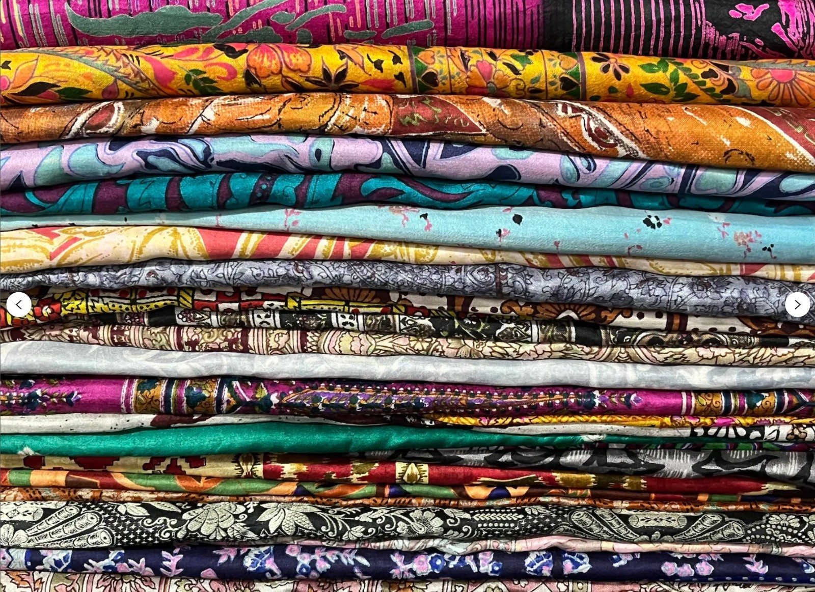 Indian Lot Of 50 Vintage 100% Old Silk Saree Blend Fabric Multi Sari Craft Used