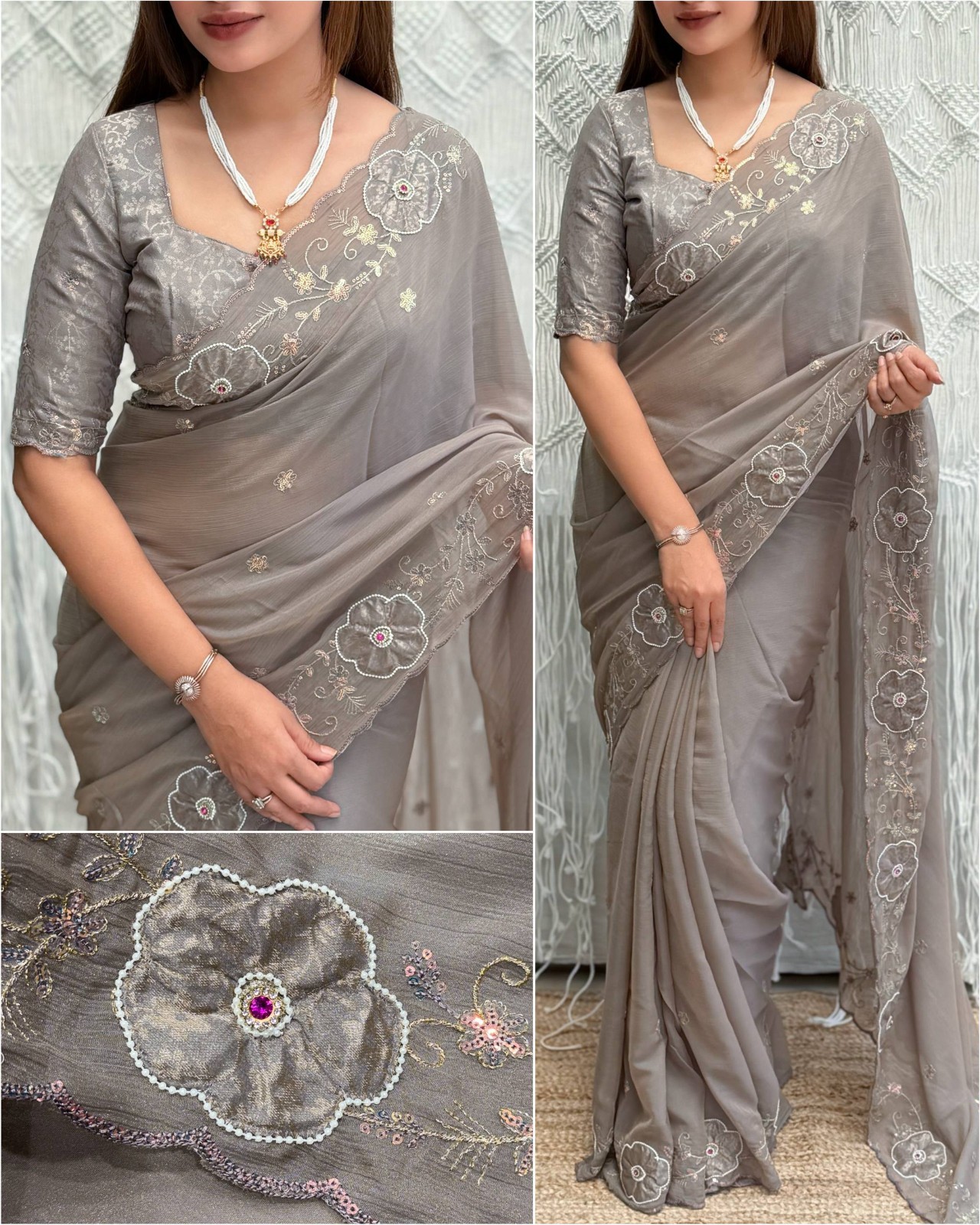 Women’s Indian Saree Fancy Designer Ethnic Party Wear Wedding Bollywood Sari New
