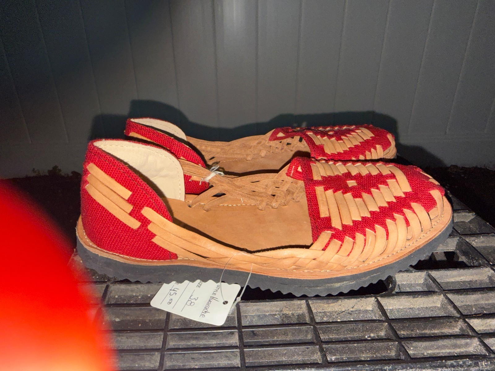 Guatemalan shoes – Rhombus design