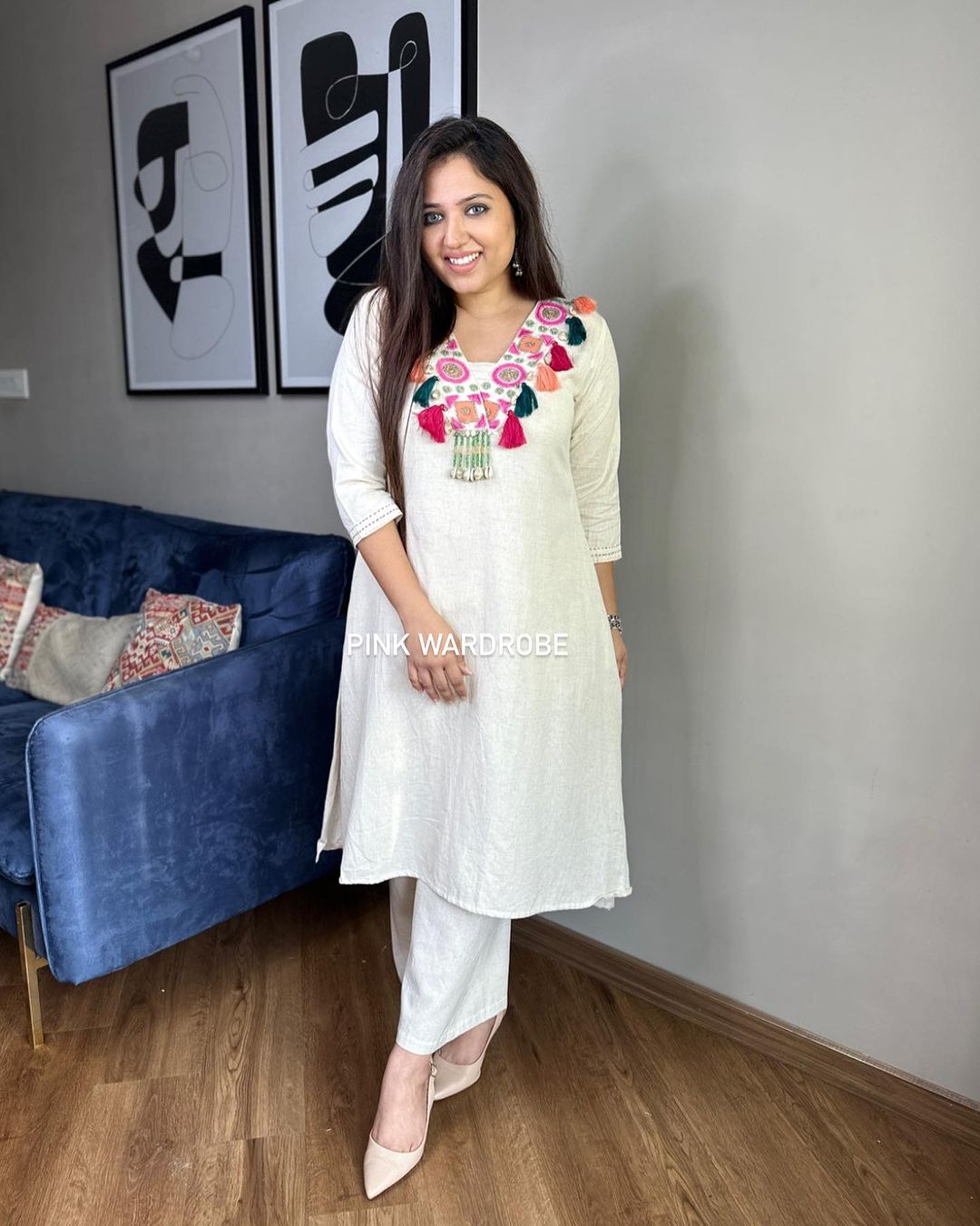 Premium Summer Cotton Cord Sets For Women 2 Piece Fully Stitched Casual Wear Set