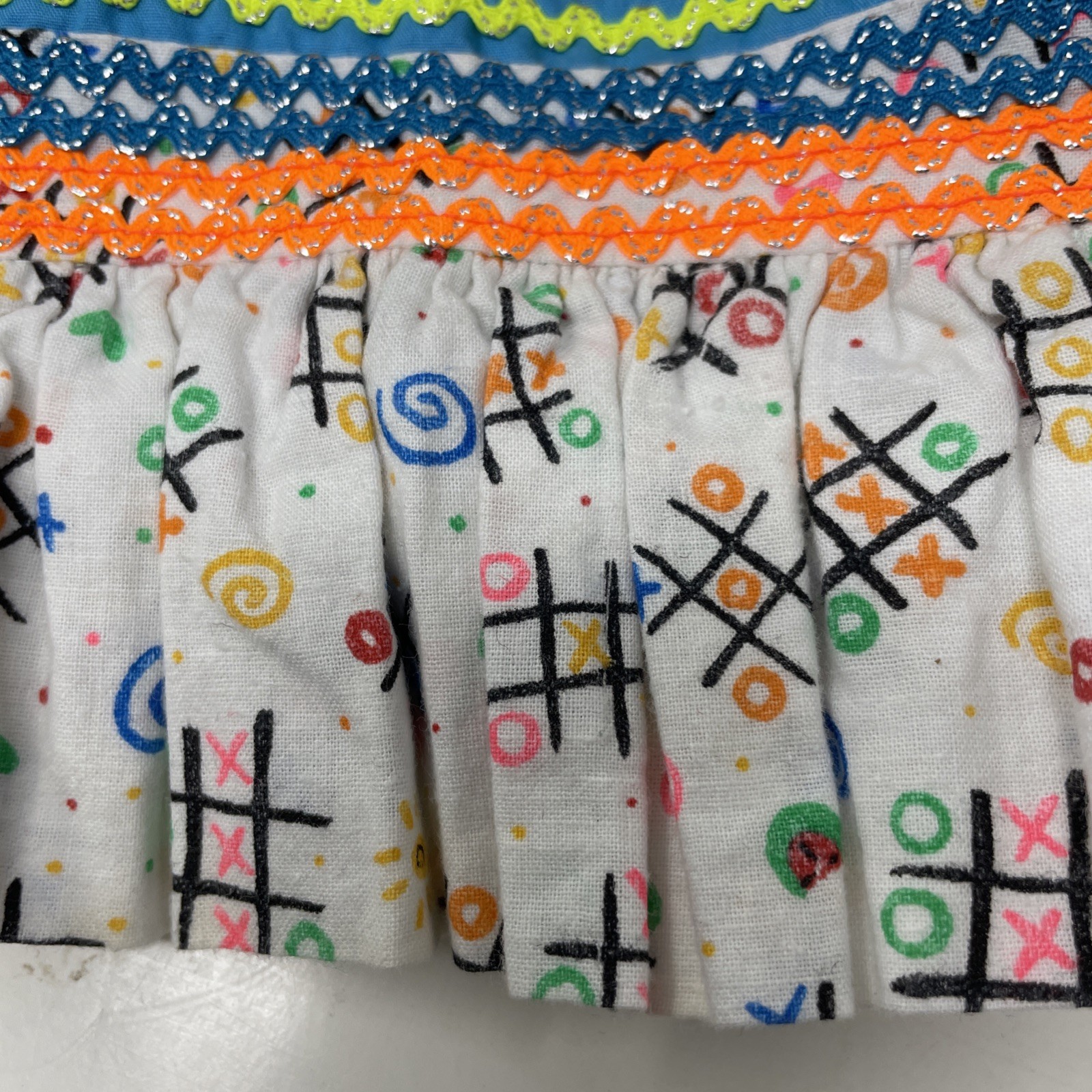 Native American Seminole Miccosukee Patchwork Handmade Tic-tac-toe Child Cap (94