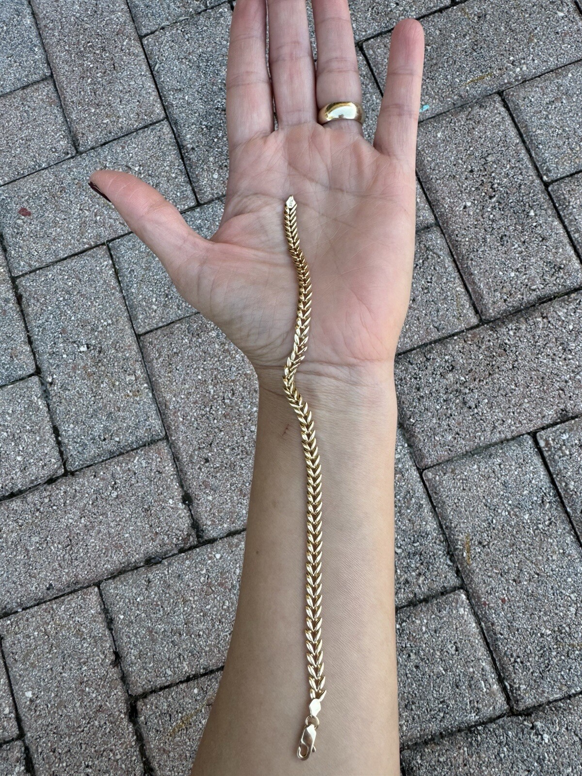 Bracelet 18k Yellow Gold /Bracelet 18k Gold /pulsera Oro 18k /$1200 Each