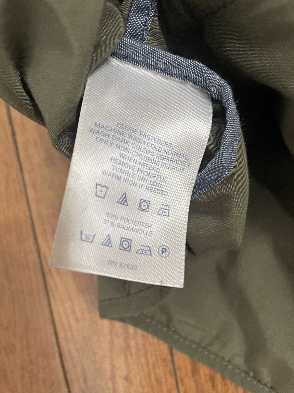 Lands’ End Lightweight Sporty Women’s Utility Jacket Windbreaker Green Size LP