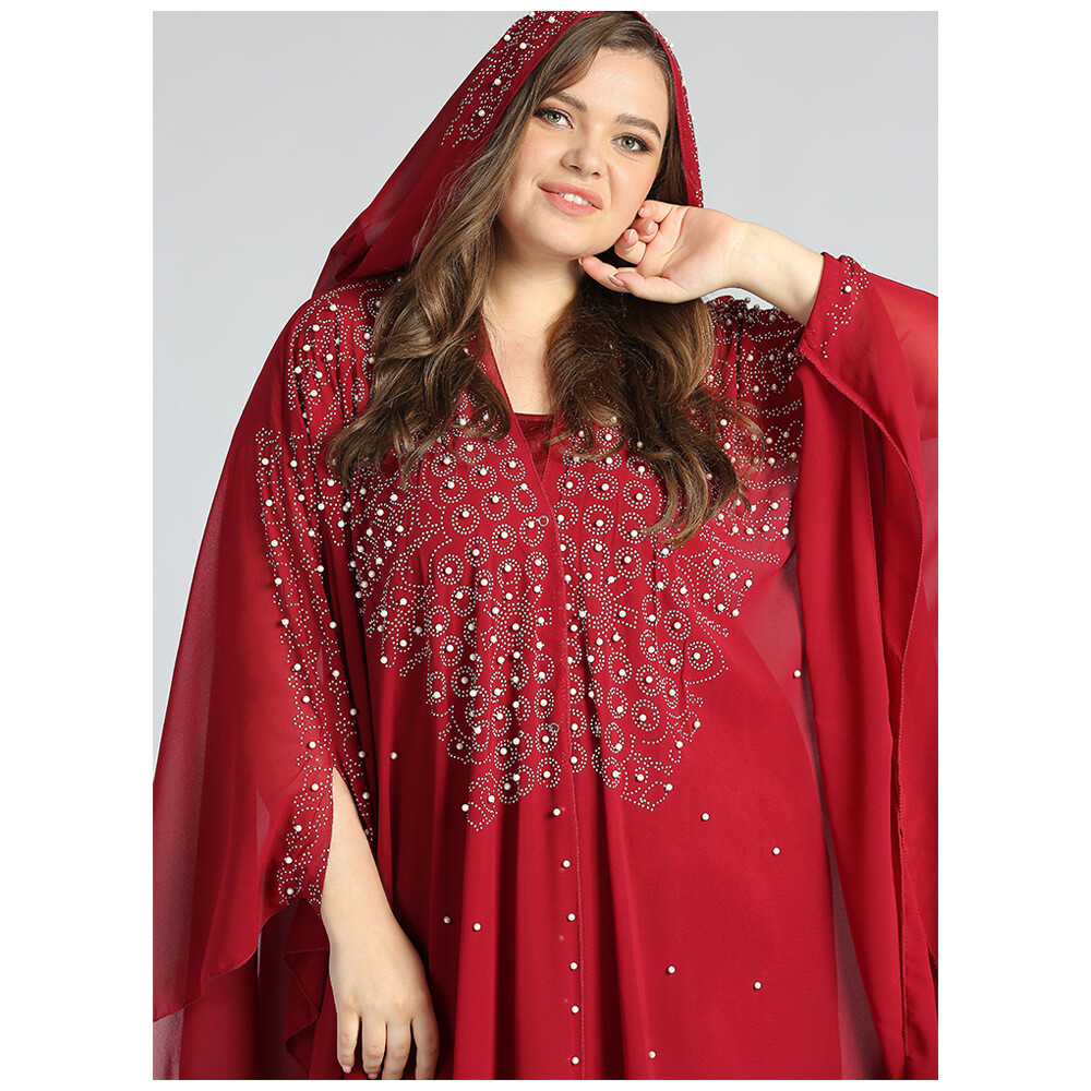 Moroccan Kaftan Abaya Kimono Dubai Caftan Farasha Evening Dress Muslim Robe Gown