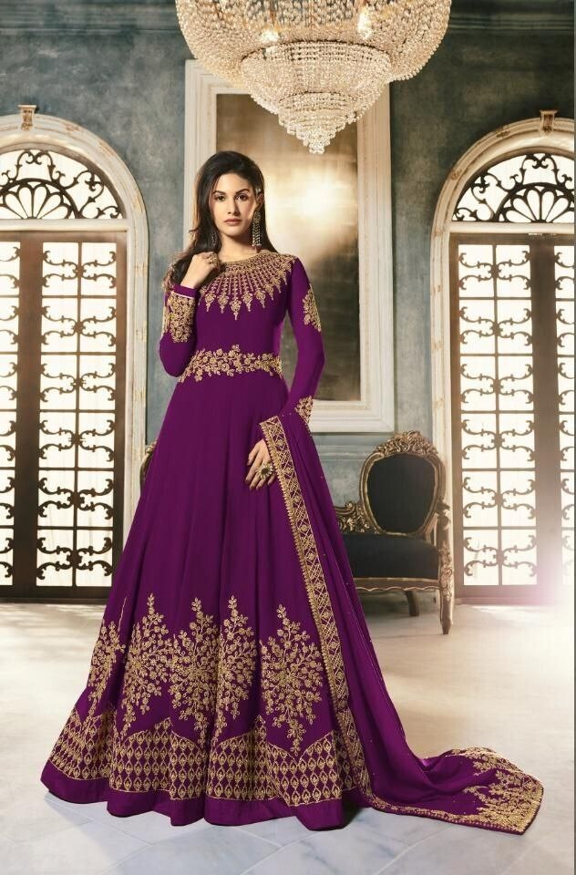 Indian Bollywood Pakistani Salwar Kameez Party Wear Wedding Anarkali Plazzo Suit