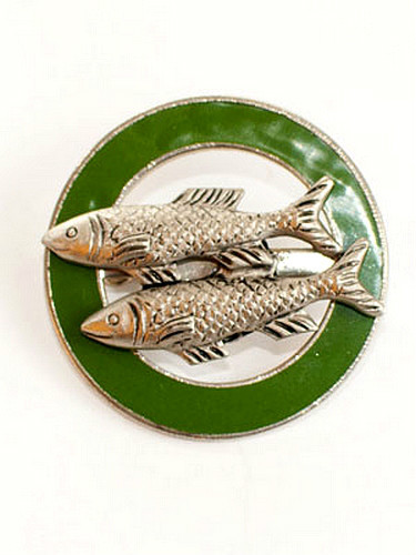 German Bavarian – Austria Oktoberfest Hunter Jaeger – Fish – Fisch – Hat Pin