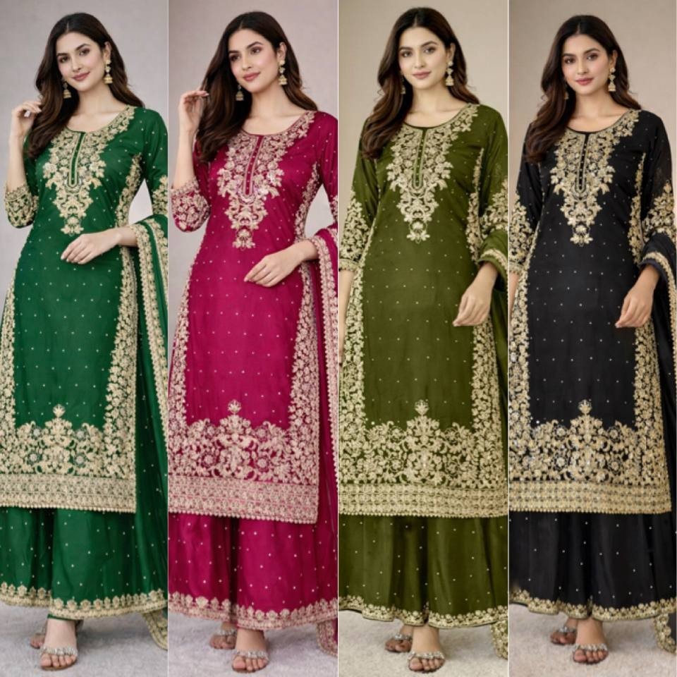 Pakistani Salwar Kameez Women Dress Readymade Palazzo Suit Indian Wedding Party
