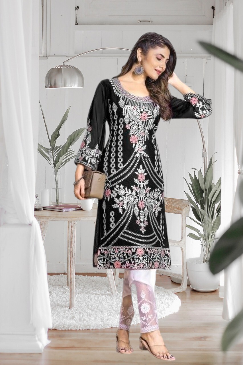 Women Georgette Kurta Palazzo Set