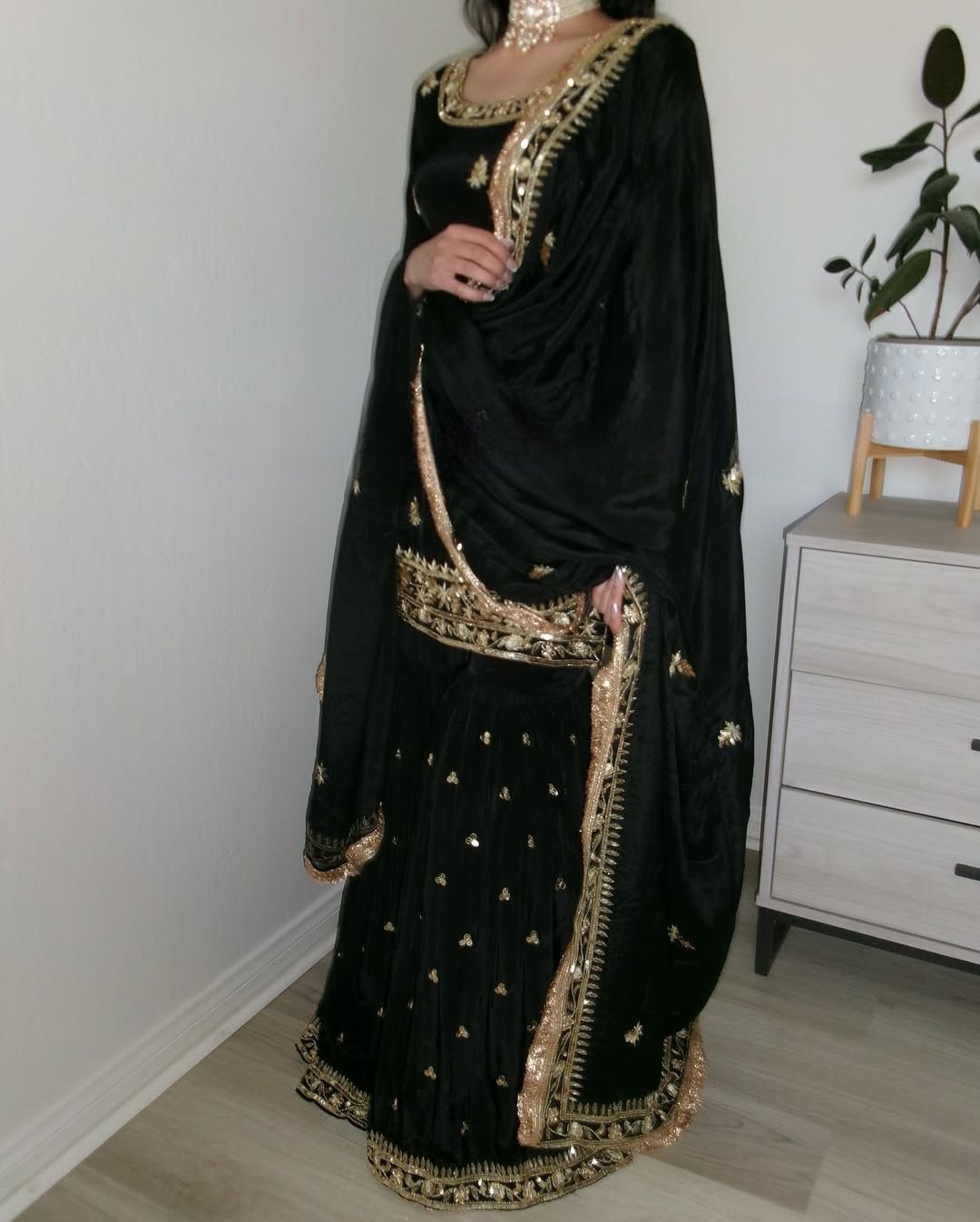 INDIAN SALWAR KAMEEZ PAKISTANI WEDDING PARTY DRESS WEAR BOLLYWOOD SUIT SHARARA