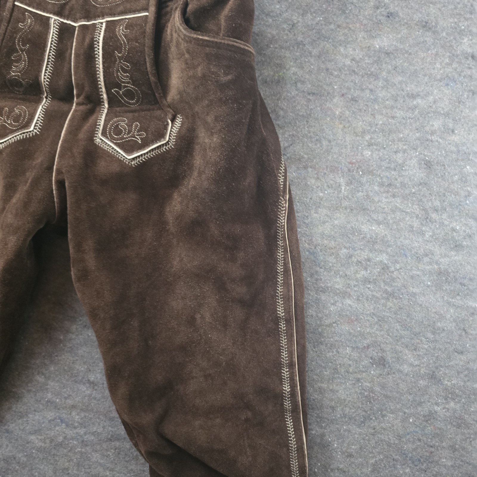Lederhosen4U German Lederhosen Bundhosen Size 50 36×18