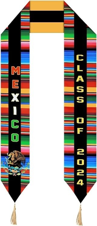Mexican Graduation Sash Class of 2024 Mexican Graduation Stole …B26