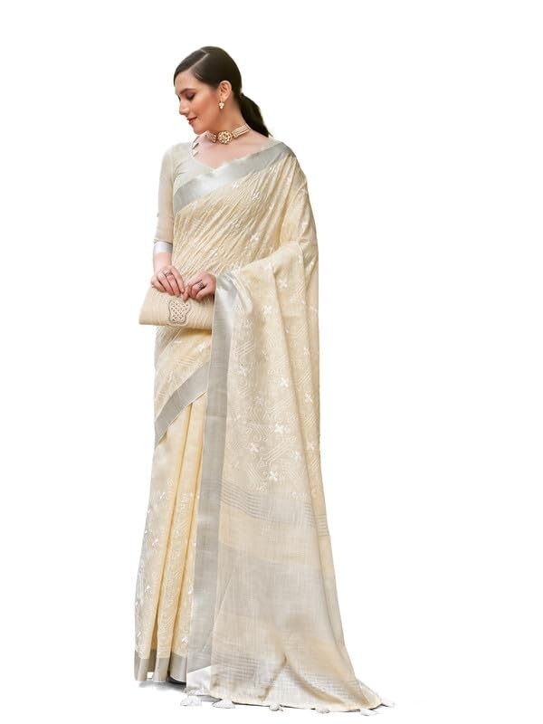 Women’s Mix Catalog Sarees With Unstitched Blouse Piece