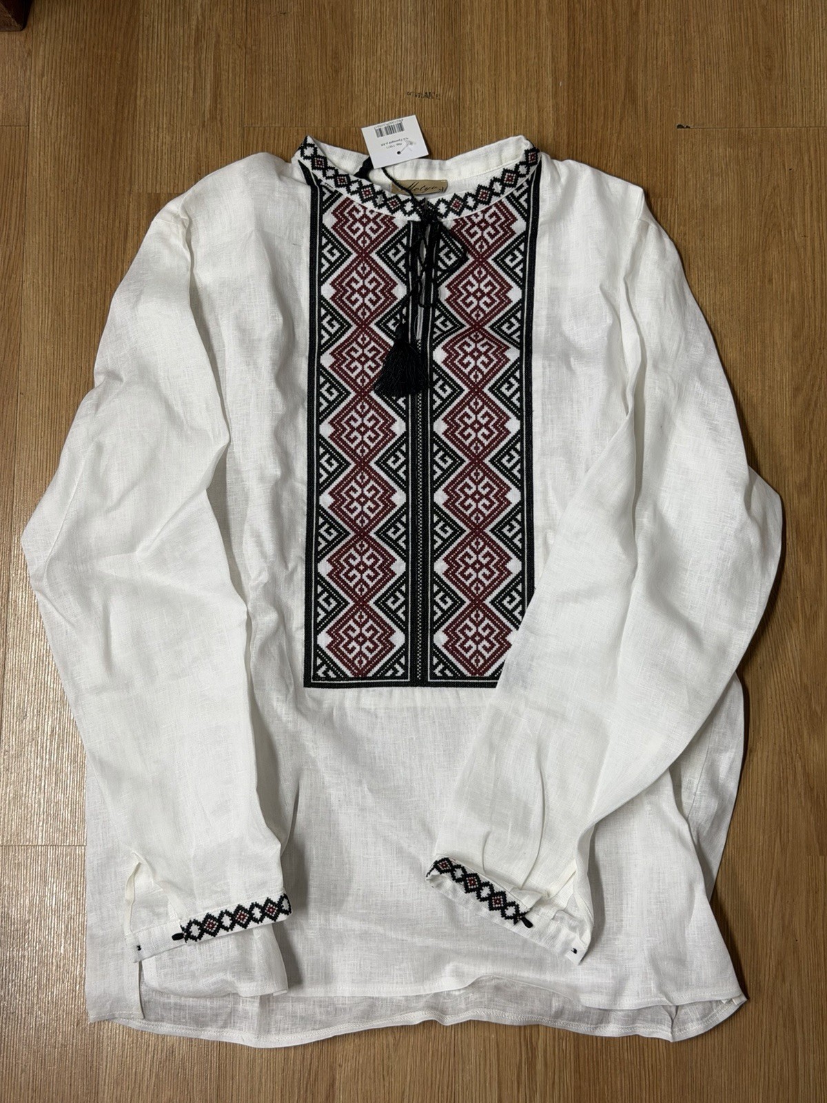 Ukrainian Hand Embroidered shirt for men Vyshyvanka XL New Unique
