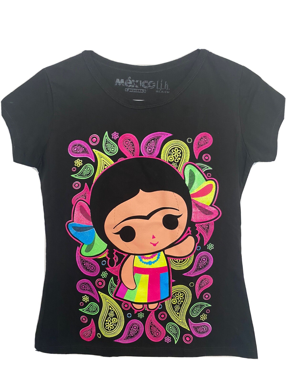 Mexico Frida Kahlo Mexican Doll Youth Medium T-Shirt