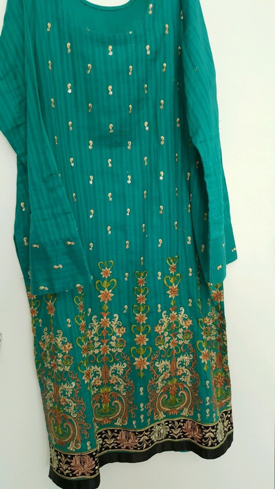 NEW Sea Green Kurta Kameez Pakistani Indian Latest Fashion Shirt Designer Eid