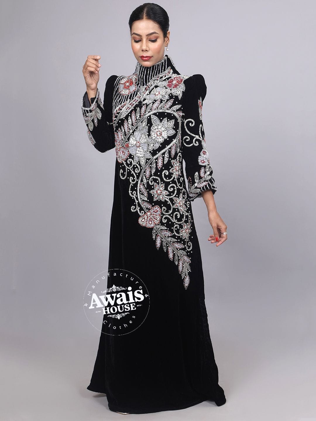 Luxury Satin women stone work Abaya Jalabiya Arab Long Dress Long Muslim Abaya