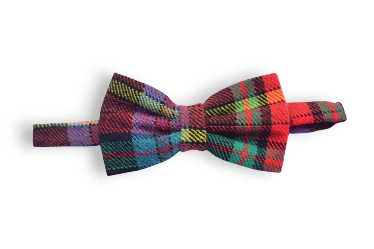 Men’s Scottish LGBT Tartan Bow Tie Formal tie For Wedding