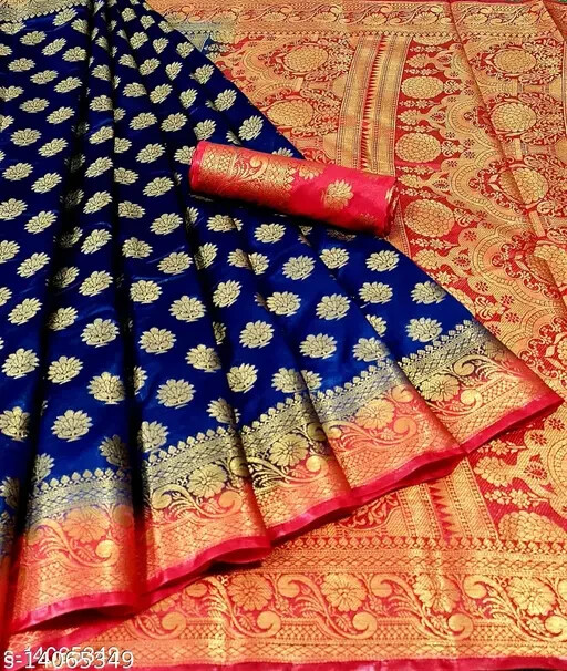 marutinandan kanjeevaram silk sarees With Blouse