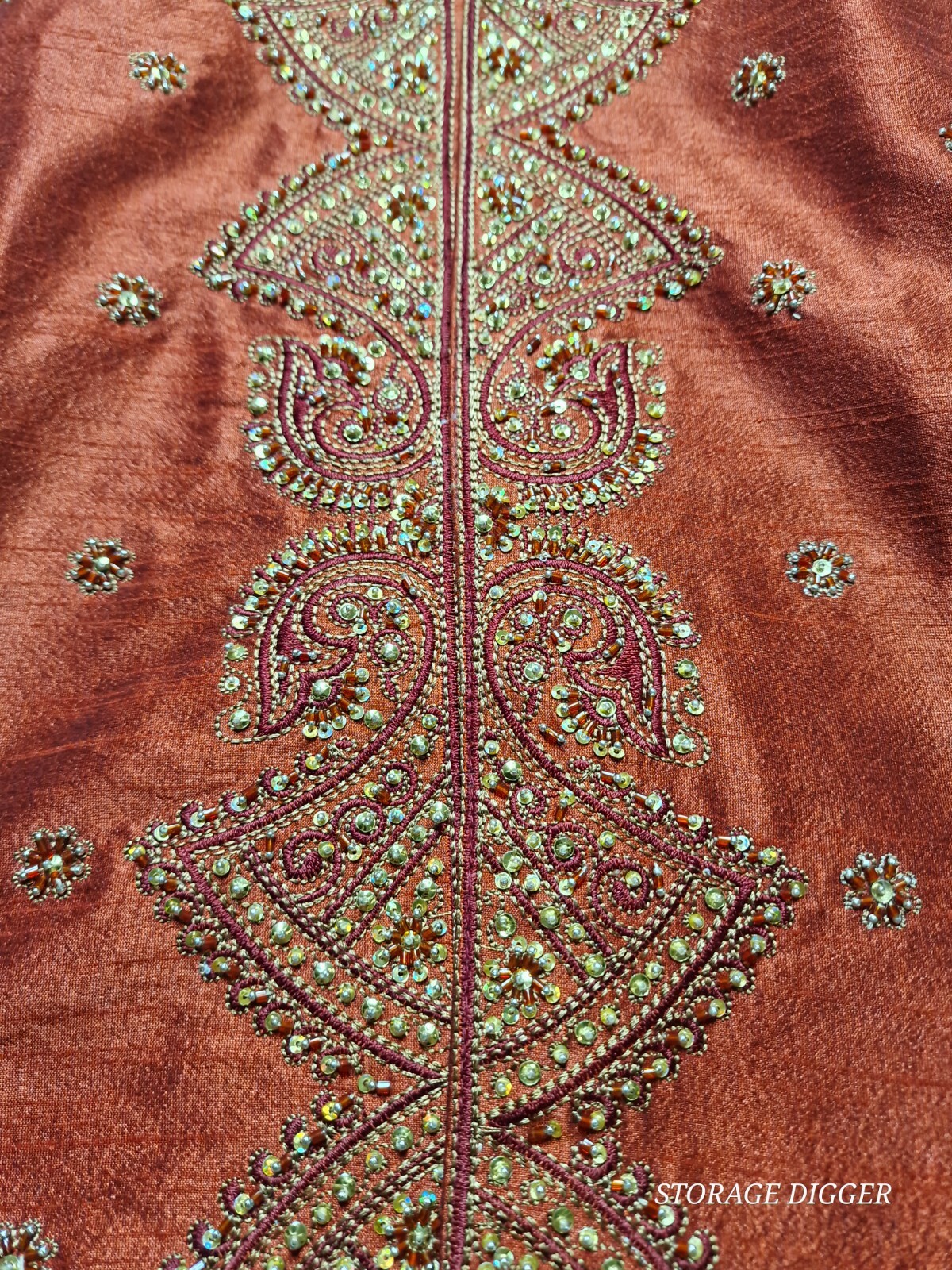 Prasad Apparels Jacket Kurta Boys 2 Maroon Lined Floral Embellished Long Sleeve