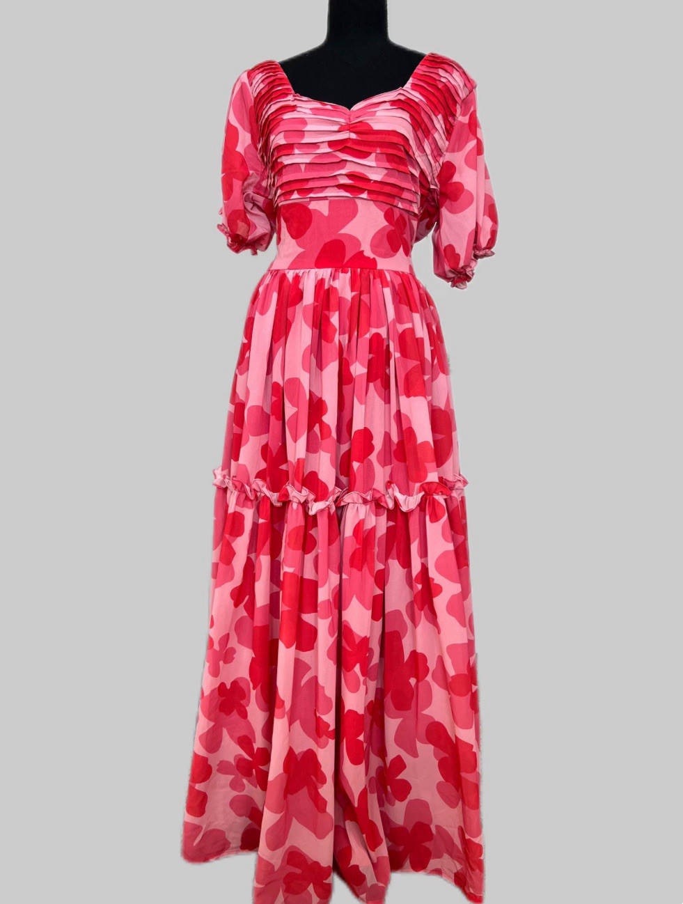 Pink Ethiopian Traditional Dress Chiffon ￼