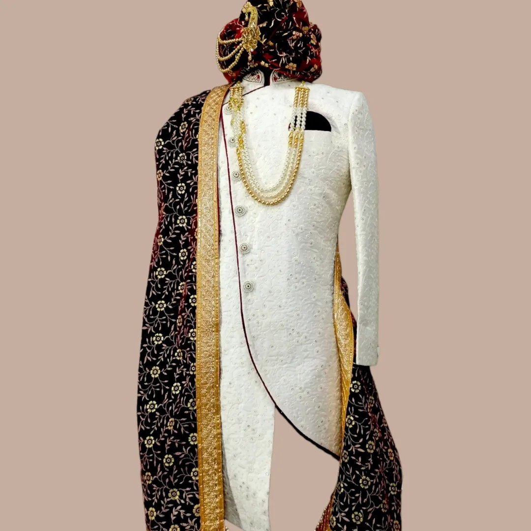 mens wedding sherwani